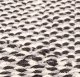 Tricolor Woven Cotton Rug - Buffalo Check Black, White, Gray 2' X 3' Rectangle
