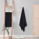 100% Cotton Bath Towel Set 28x55 Inch, Super Soft Highly Absorbent Compact Quick Drying Large Bath Towel - Black (Pack of 2)