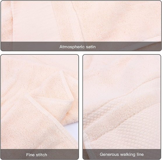Hand towels are soft, fluffy and highly absorbent for everyday use 100% Cotton Towel (Beige, 13.4X29)