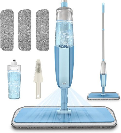 Spray Mops Wet Mops for Floor Cleaning - Microfiber Dry Dust Mops