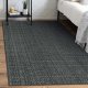 4X6 Area Rug, Washable Carpet - Gray